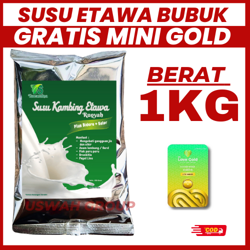 

Susu Kambing Etawa Bubuk Ruqyah Bidara Kelor 1 Kg 1000 Gram