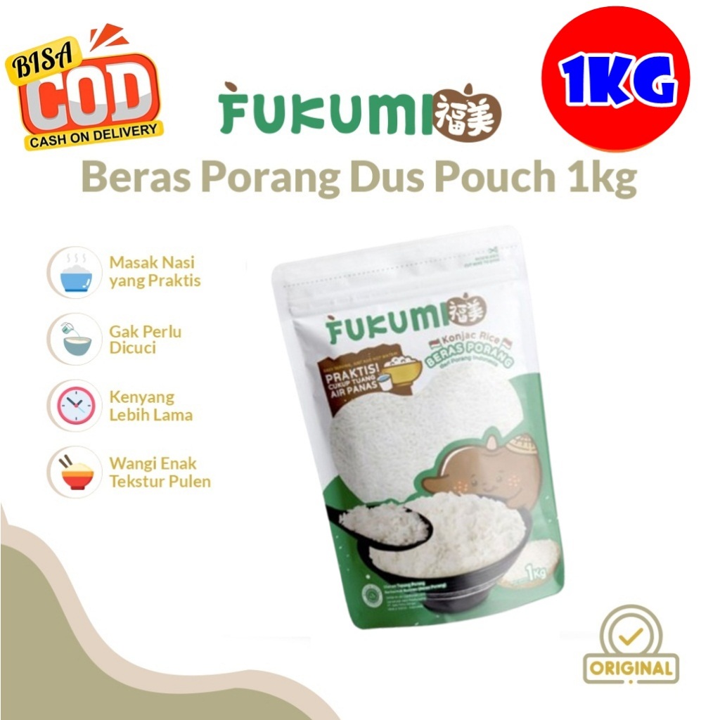 

FUKUMI BERAS PORANG POUCH 1KG