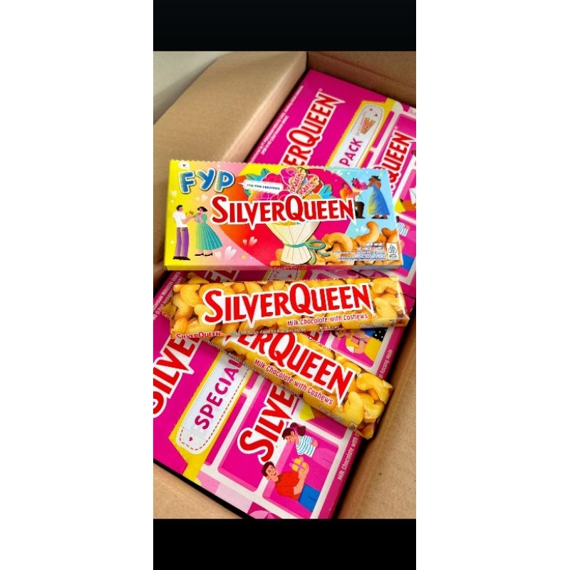 

Silverqueenedisi Valentinisi 1pack isi2 coklat panjang 55gr
