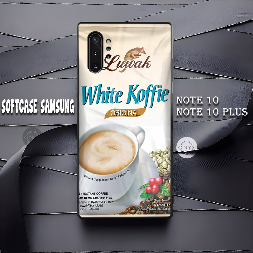 [AA34] Softcase Kilau Kaca Glossy SAMSUNG NOTE 10 | 10 PLUS | Motif Kopi | Kesing Samsung Note 10 10