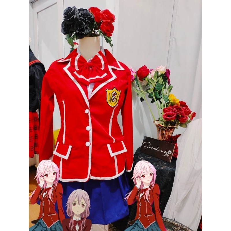 KOSTUM COSPLAY INORI YUZURIHA GUILTY CROWN ANIME