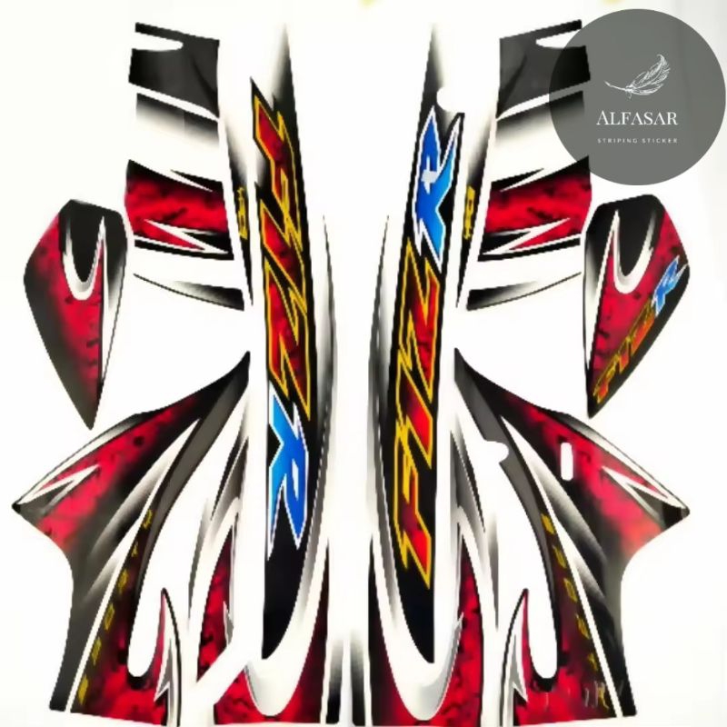 STICKER Striping YAMAHA FIZ R 2004/05 Merah Putih