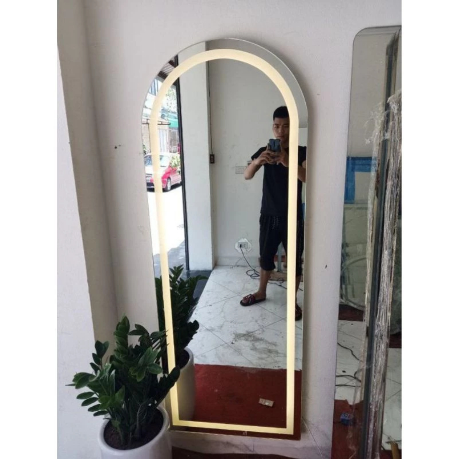 Kaca Cermin Full Body Led Aesthetic Cermin Gantung