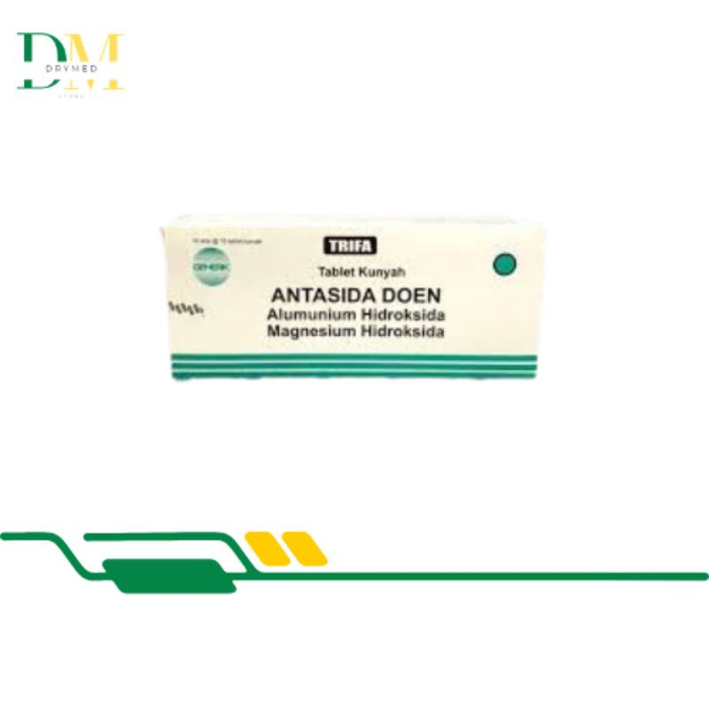 Antasida Doen Box Isi 100 Tablet - Obat Maag & Asam Lambung