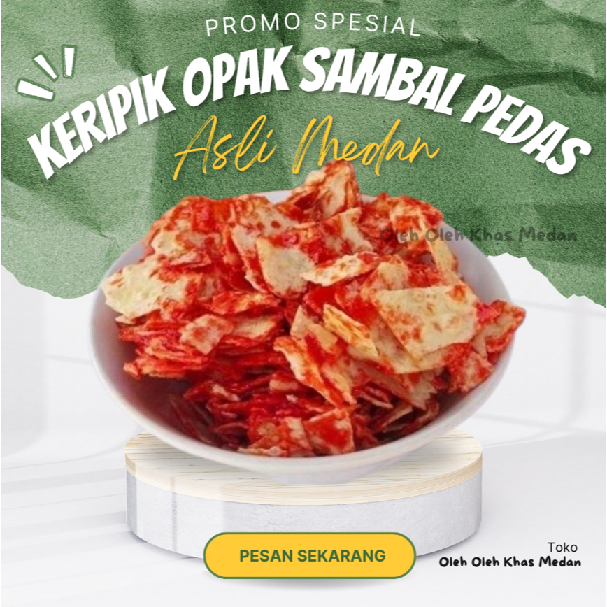 

KERIPIK OPAK SAMBAL PEDAS | KERIPIK OPAK | OPAK PEDAS| KERIPIK OPAK | OLEH OLEH MEDAN