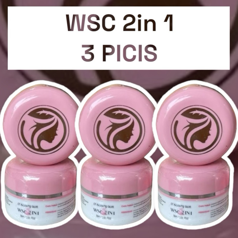 ( 3 PICIS ) WSC 2in1 100% Ori BPOM Kemasan Baru