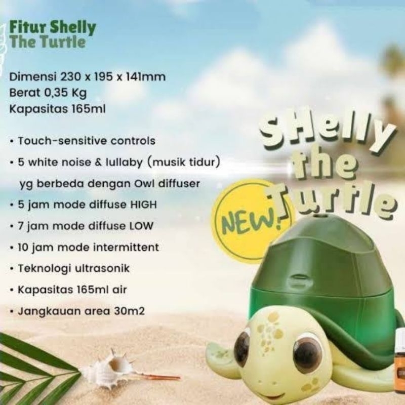 Fitur Shelly The Turtle diffuser