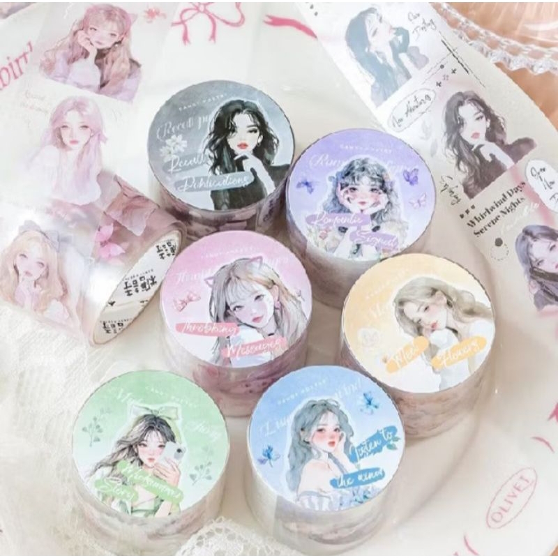 

(Kindly) Pet Tape Sample Karakter Selotip Isolasi (Per Loop, Gambar Full Circle)