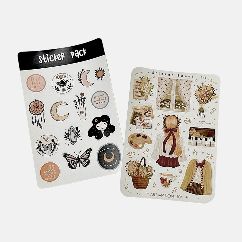 

Sticker Aesthetic Mystical Black for Journaling