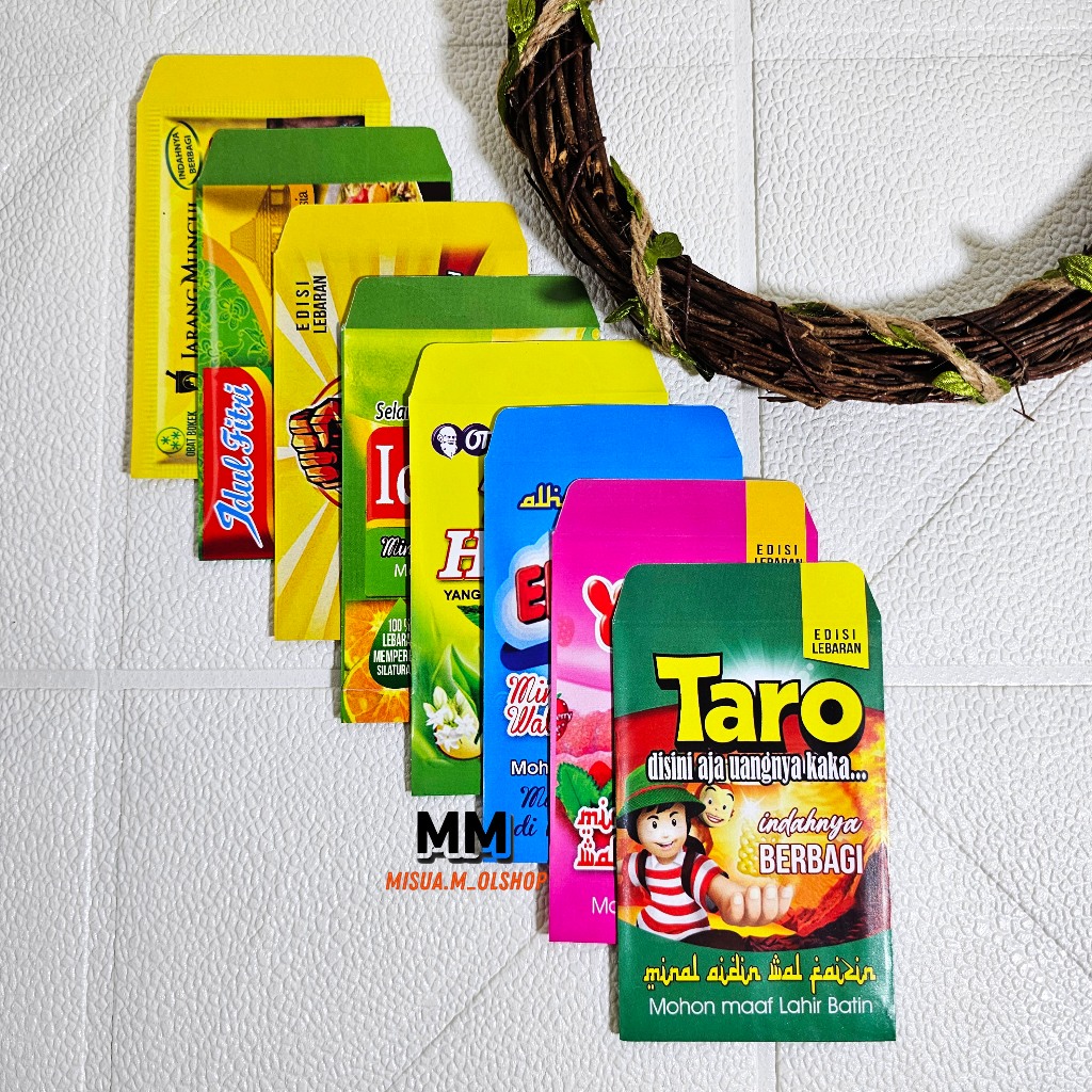 

(50PCS) AMPLOP / ANGPAU LEBARAN GAMBAR SNACK SERI A UKURAN MEDIUM /AMPLOP MURAH UNIK LUCU