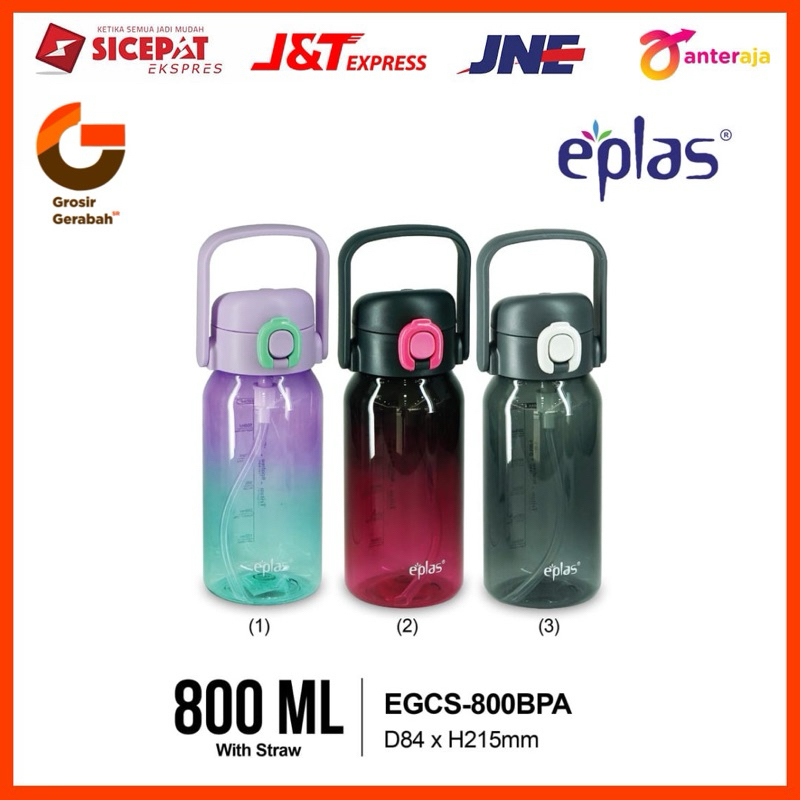 eplas botol minum l Bottle one touch 800ml egcs800bpa