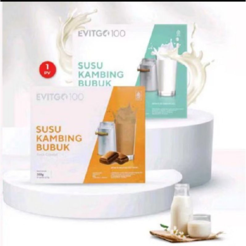 

Susu kambing rasa original atau coklat