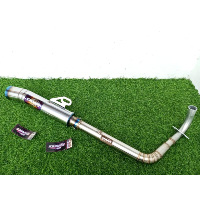 ( COD ) Knalpot Salemba Blue Extreme Pnp Vario Aerox Nmax New Beat Mio Fulsistem Model Silincer Kou 
