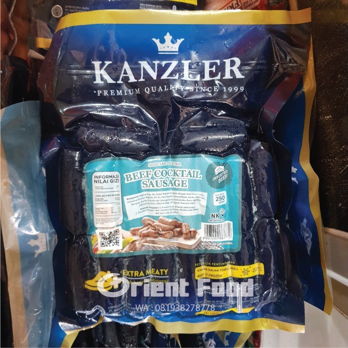 

KANZLER SOSIS ISI 250GRAM
