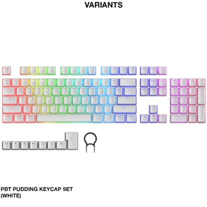 Keycaps PBT PUDDING SET