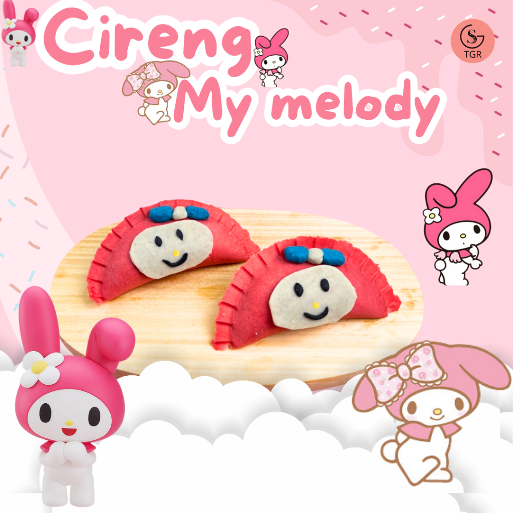 

Cireng Jumbo My Melody Imut Lucu Kyut Isian Ayam Suwir Pedas Isi 2 pcs Tinggal goreng Karakter Food Frozen Tinggal Goreng Makanan Instan Odeng