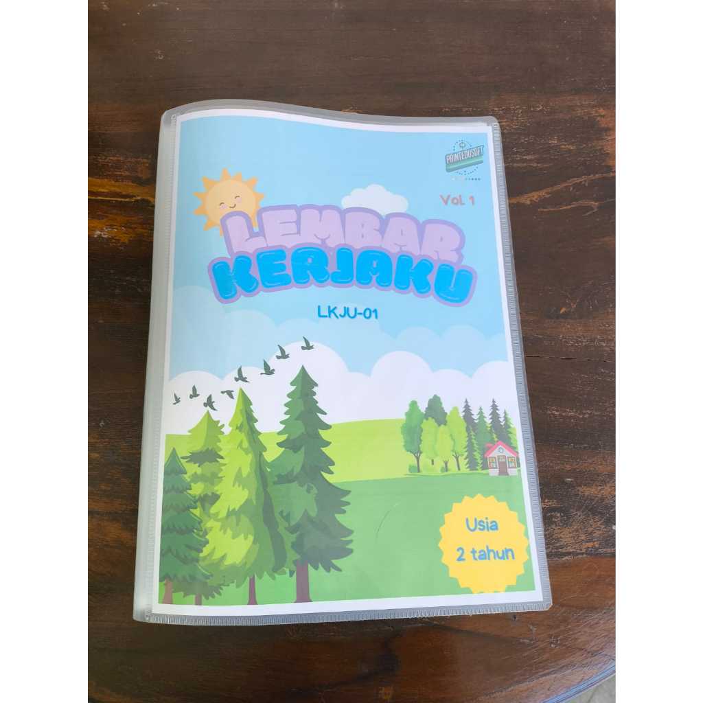 

Worksheet Lembar Kerjaku Vol. 1 untuk Anak usia 2 tahun ke atas 40 lembar PAUD TK (Wipe and clean)