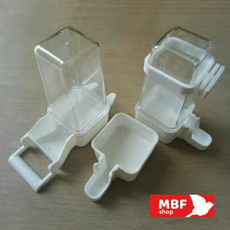 Dispenser Cepuk Tabung Minum/Pakan Burung