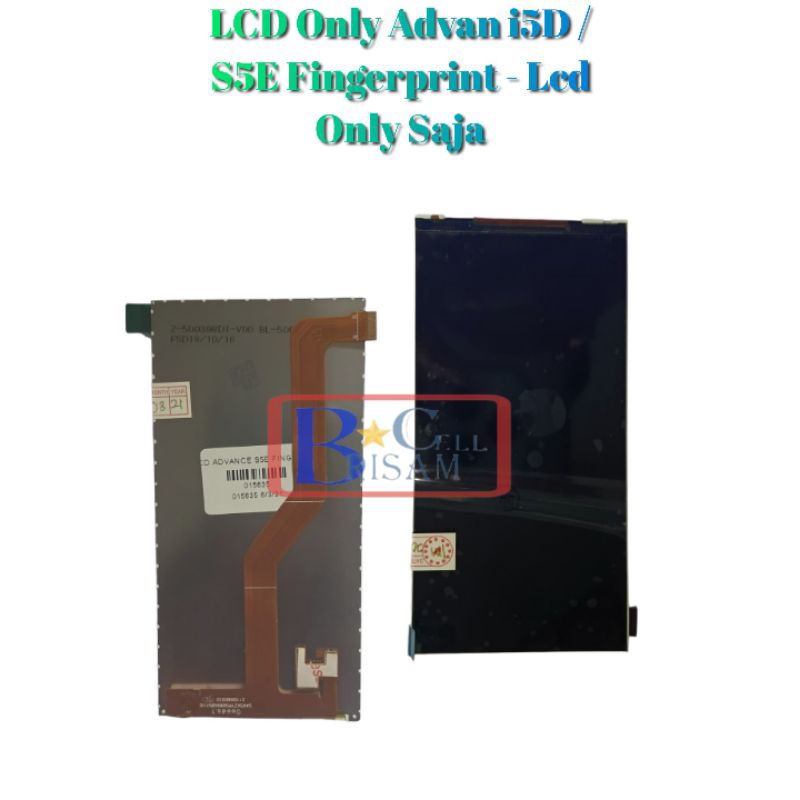 LCD Only Advan i5D / S5E Fingerprint - Lcd Only Saja