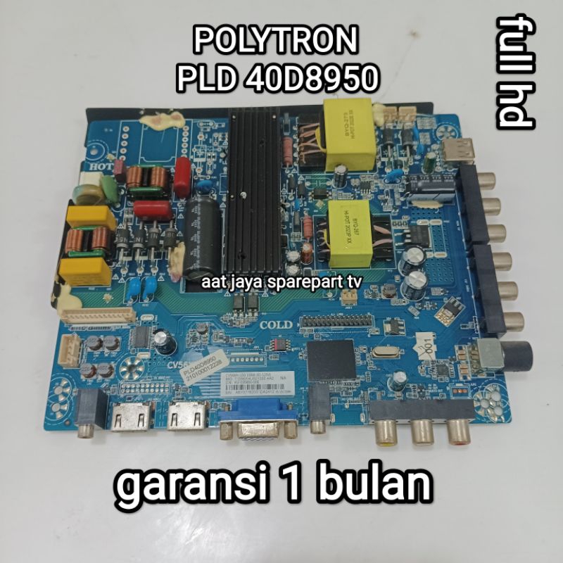 MAINBOARD TV LED POLYTRON PLD40D8950 MB - MOBO - MODUL - MOTHERBOARD TV LED POLYTRON