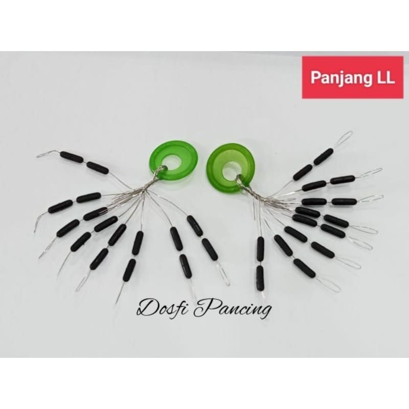 PANCING STOPPER PANJANG LL HITAM PEMBATAS SENAR TIMAH