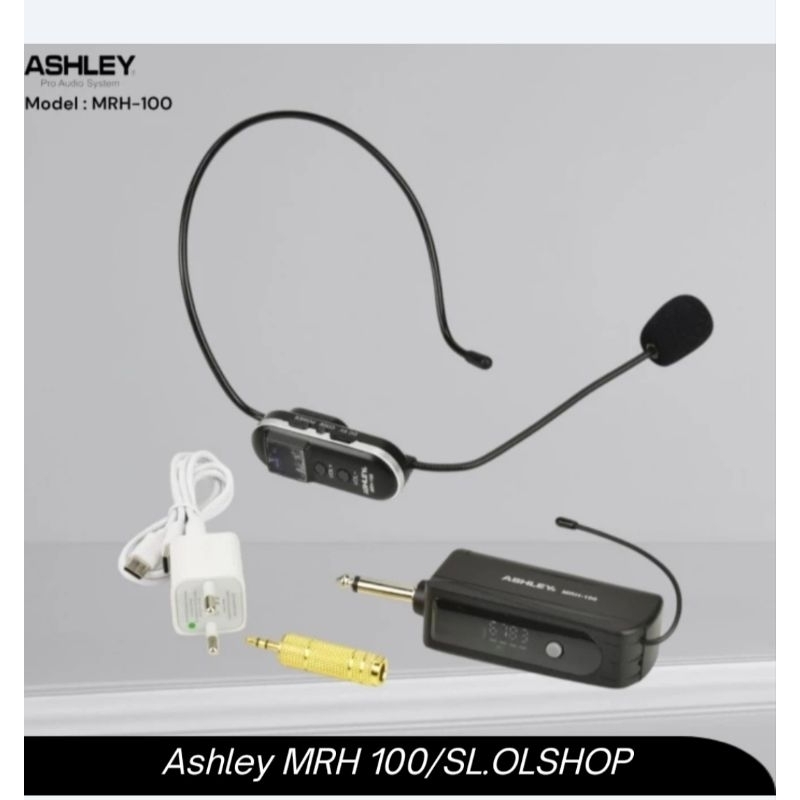 Mic Wireless Headset Bando ASHLEY MRH-100/Mic Headset/Bando Imam/Original