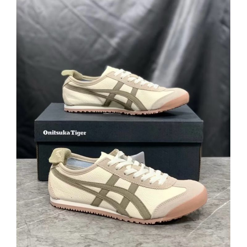 Onitsuka mexico 66 cream green/onitsuka tali/onitsuka matcha/onitsuka list hijau/