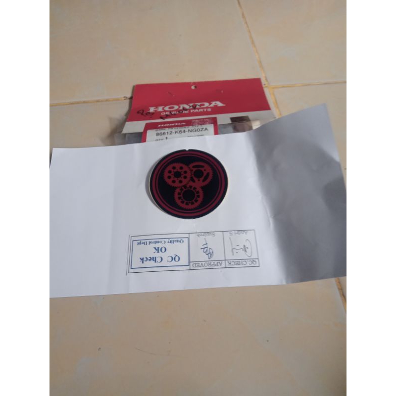 mark fr fender type 1 sticker stiker spakbor depan cbr 250rr k64j cbr 250rr k64N original honda