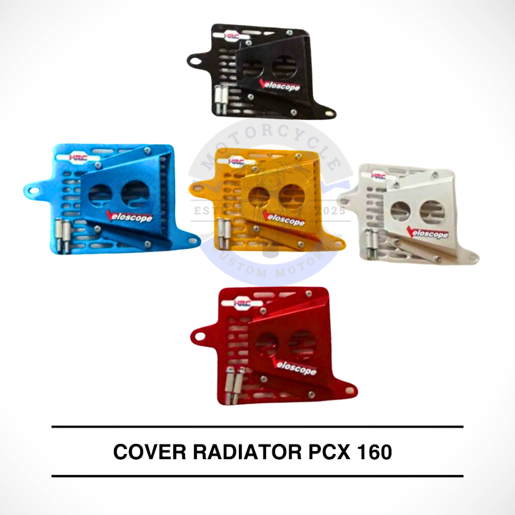 COVER RADIATOR TUTUP RADIATOR VELOSCOPE VARIO 160 - PCX 160 160 ABS CBS CNC UNIVERSAL