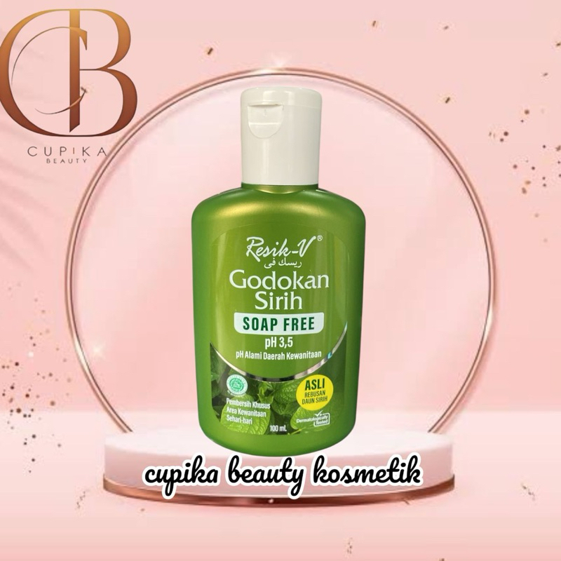 cb,pz} RESIK V GONDOKAN SIRIH 100 ML - SOAP FREE PH 3.5 ALAMI UNTUK DAERAH KEWANITAAN