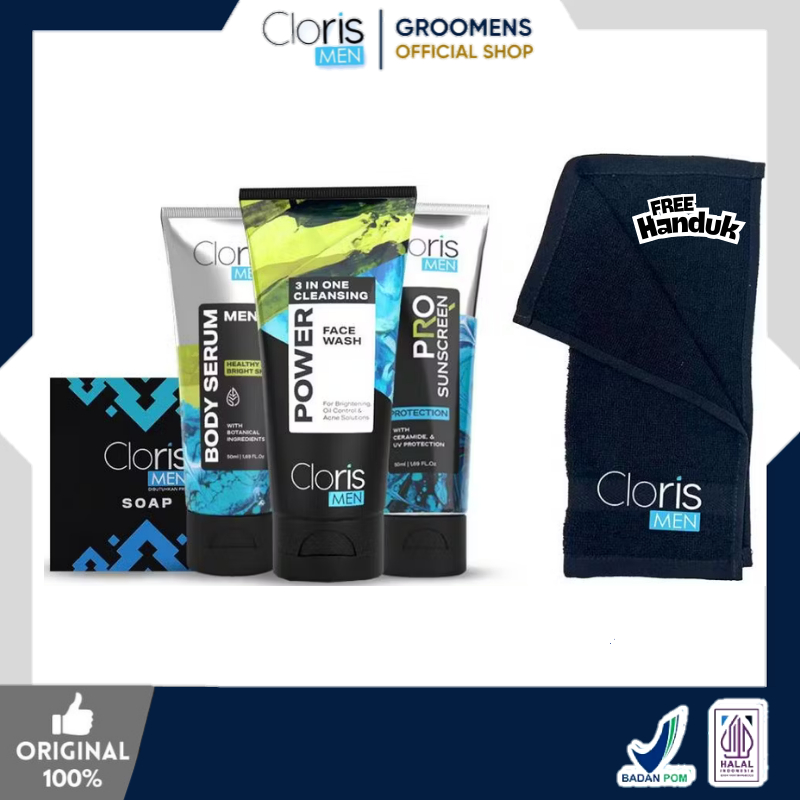 ￼Clorismen Paket Skin Savior - Paket Clorismen Skincare Pria Terlengkap