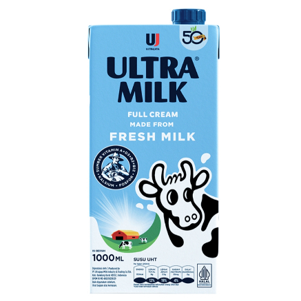 

- Ultra Milk Susu UHT 1000ML / 1L