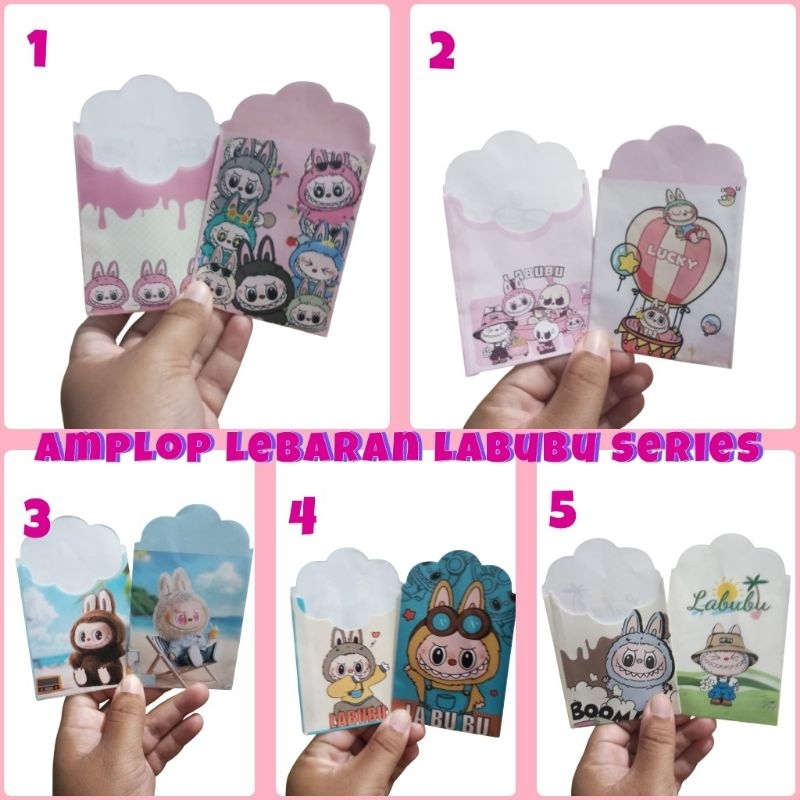 

TERMURAH !!! AMPLOP LEBARAN KARAKTER KARTUN VIRAL LABUBU 2025 ISI 10PCS