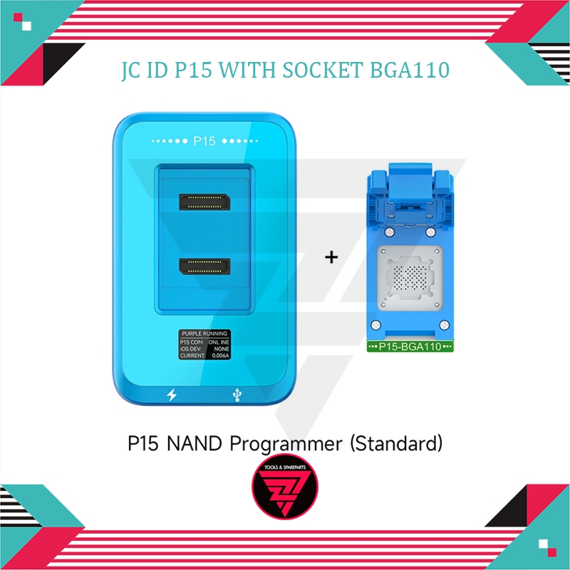 JC ID P15 With Socket BGA110 / Nand Programmer JC ID P15 Plus Socket BGA110 P15 / Socket BGA60 P15 /