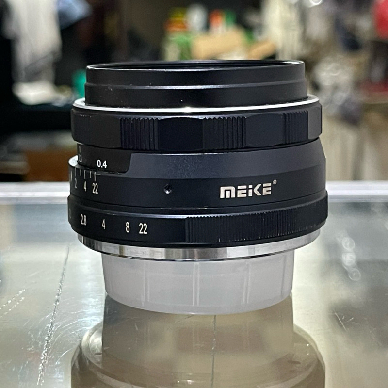 lensa fix fujifilm meike 35mm F1.7 mulus