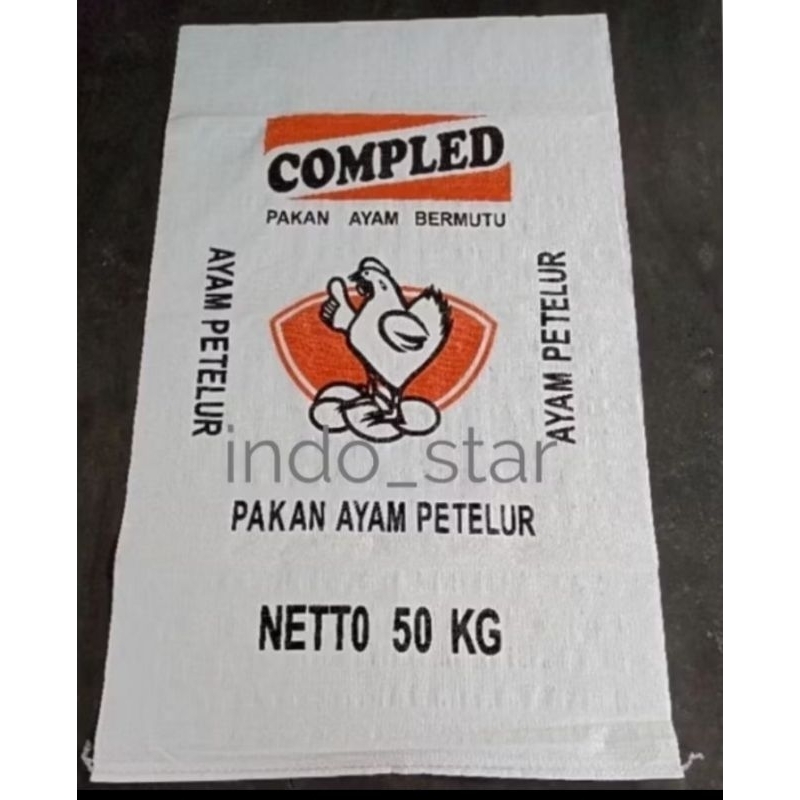 karung/sak bekas konsentrat ayam 50kg