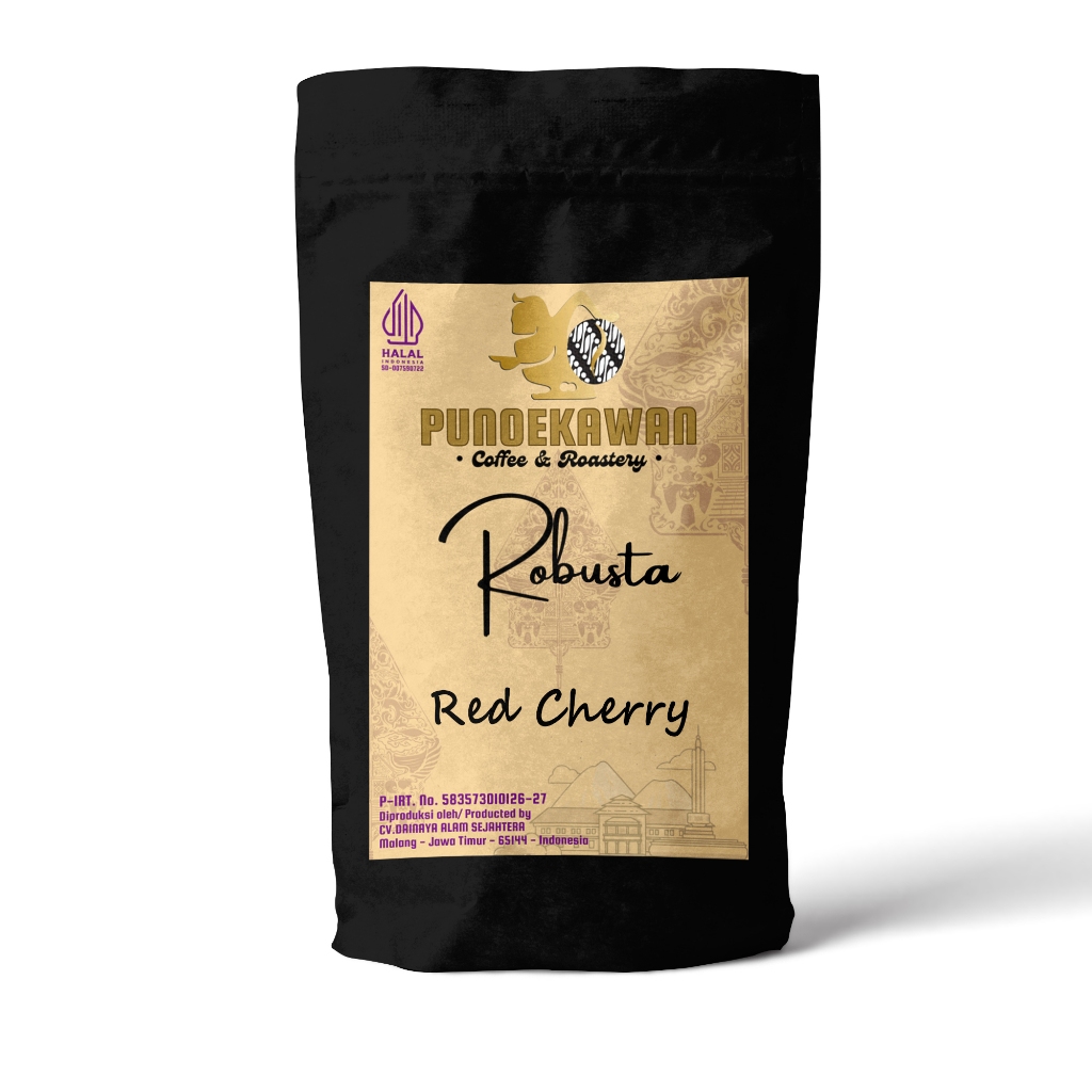 

Punoekawan Kopi Robusta Malang Premium Red Cherry Petik merah 100gr