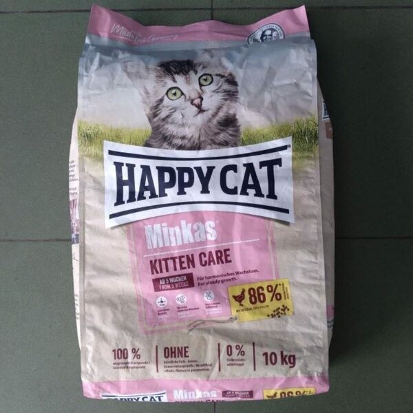 Makanan Kucing Happy Cat Minkas Kitten Care 10kg - Happy Cat Minkas Kitten