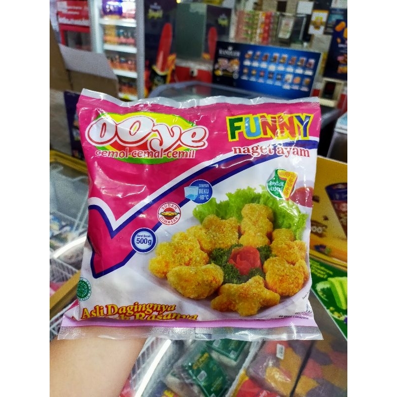 

OOYE FUNNY NAGET AYAM BENTUK LUCU 500g