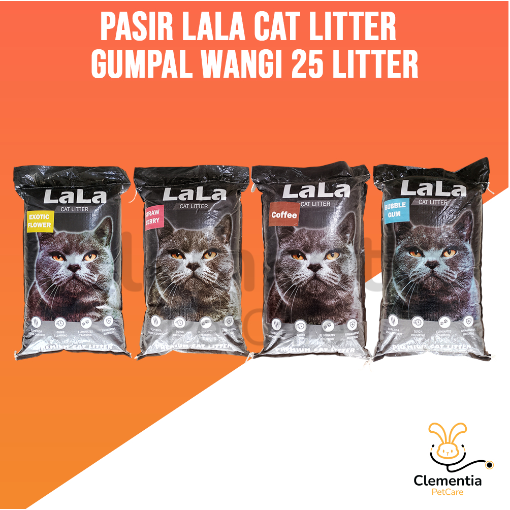 Seaningrum Pasir Wangi Gumpal Pasir Kucing Lala 25 Liter Khusus Intant