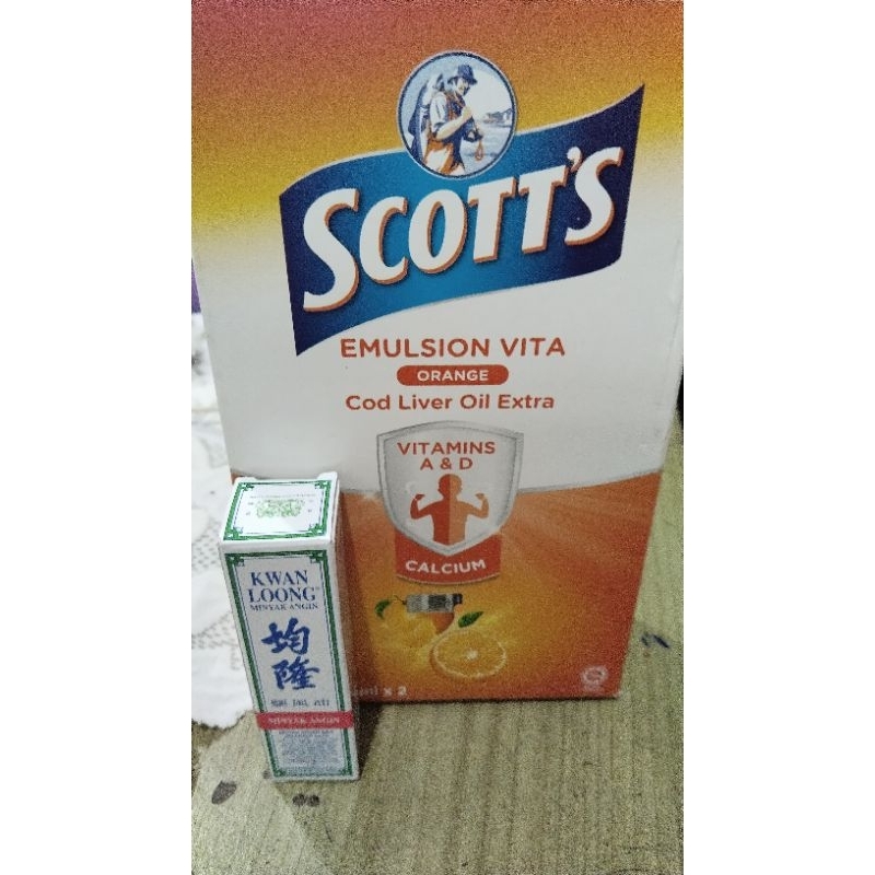 scotts emulsion dan minyak kwan long