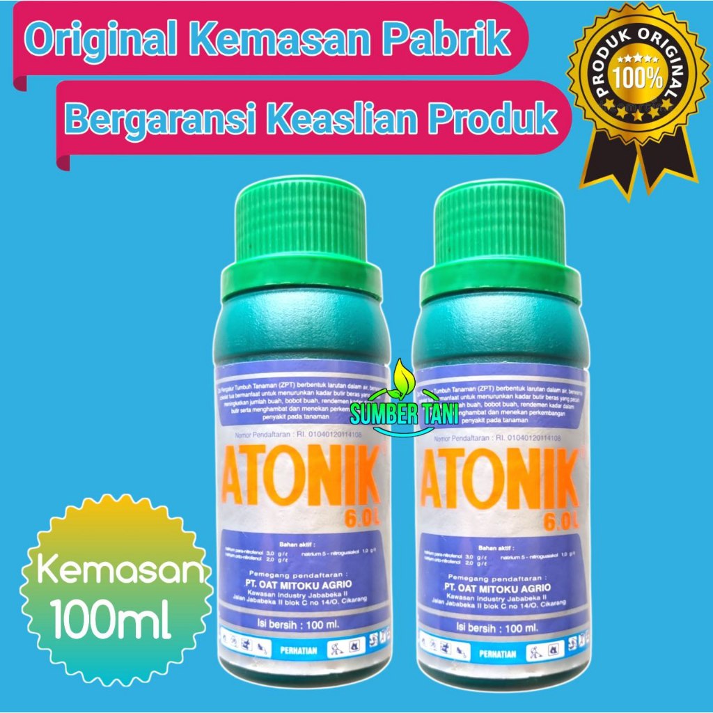 ATONIK | 100ml | Pupuk Daun Cair+ZPT