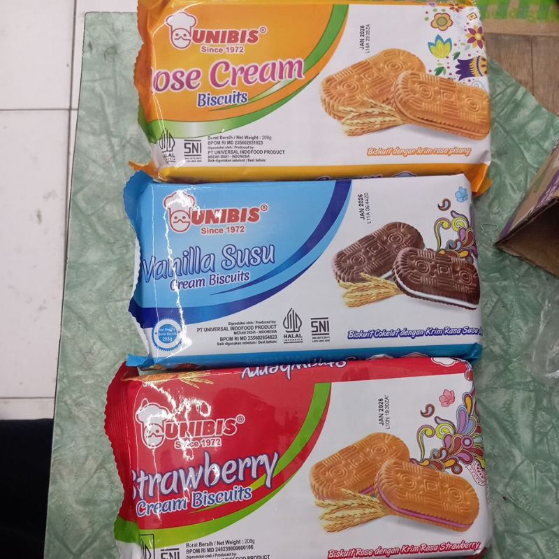 

Unibis Rose Cream / Vanilla Susu / Strawberry 208gr
