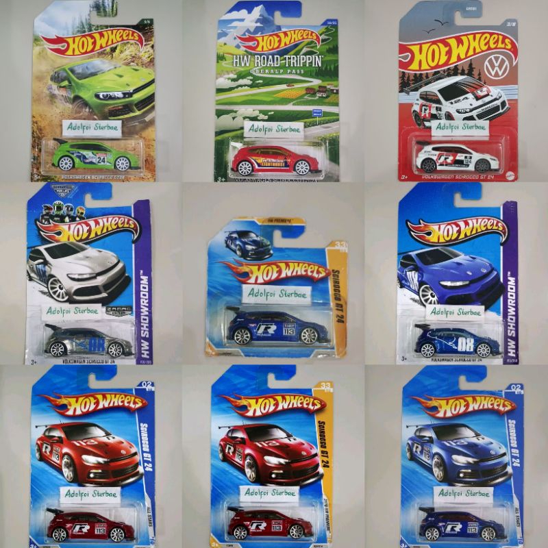 hotwheels hot wheels vw volkswagen scirocco sciroco gt24 gt 24 castrol bilstein edisi backroad rally