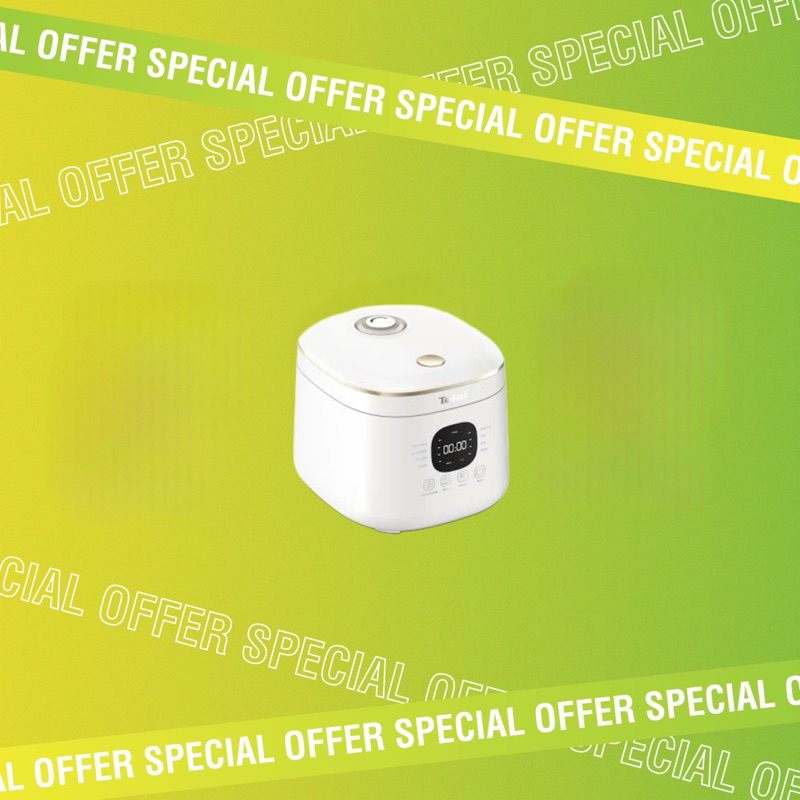 TEFAL RK515 Rice Mate 0.7L mini Fuzzy Logic Digital Rice Cooker - White