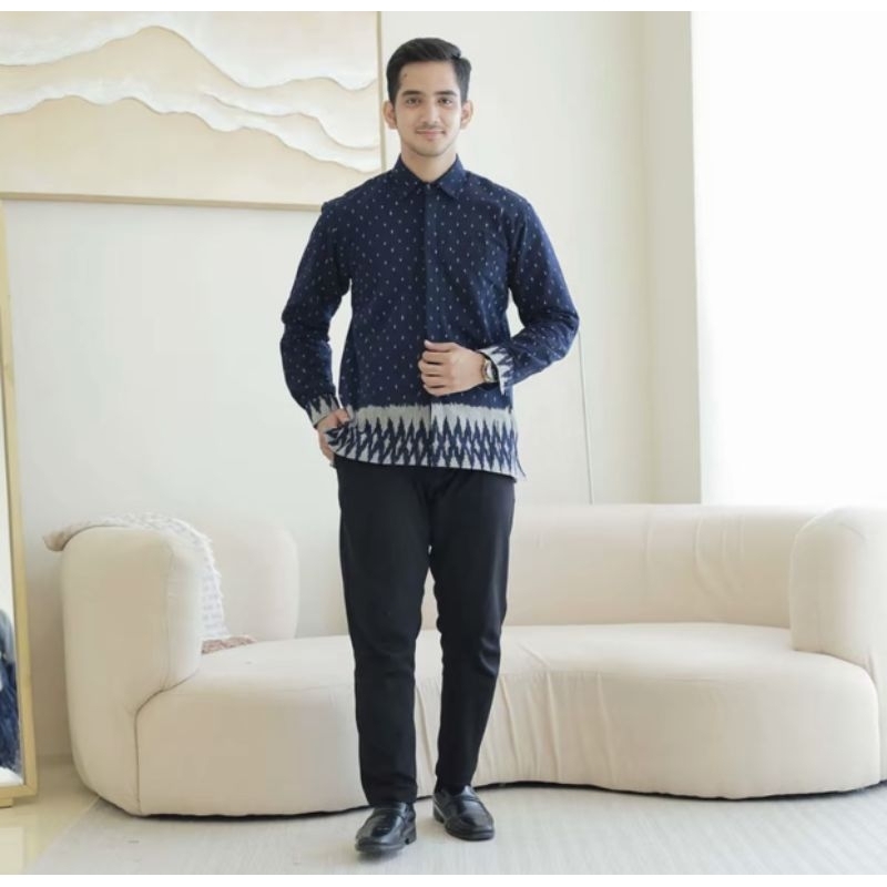 Baju Tenun Pria - Kemeja Tenun Pria - Kemeja Pria Hem Batik Tenun Troso Jepara