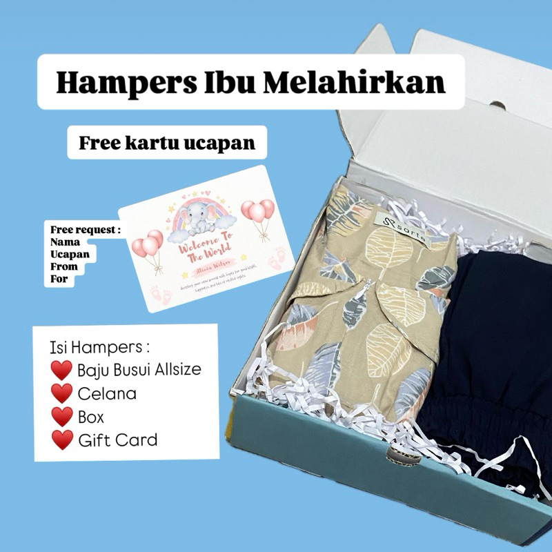 HAMPERS GIFT KADO IBU MELAHIRKAN IBU NIFAS