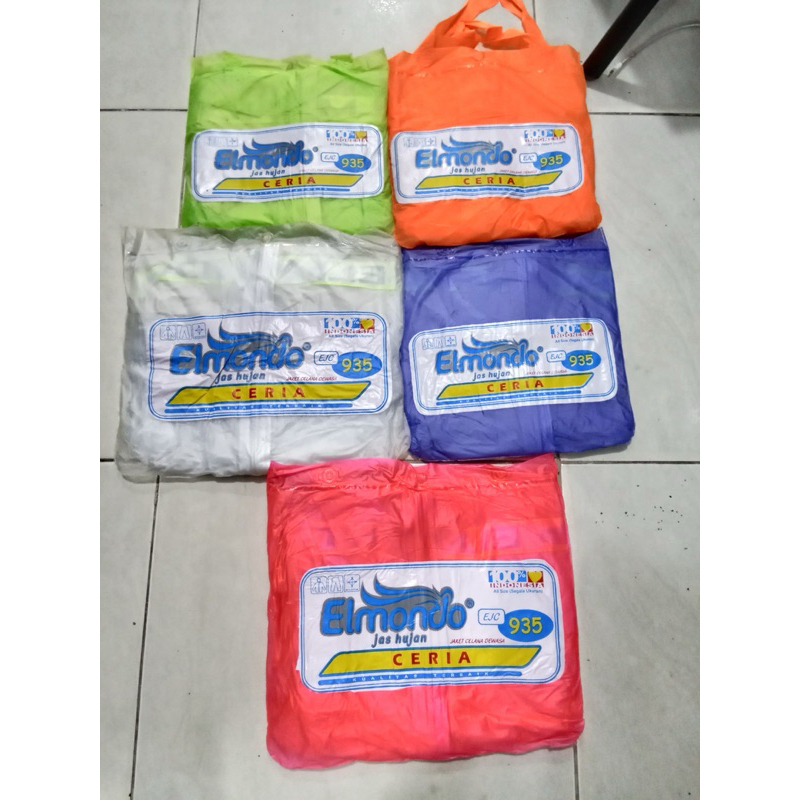 Mantel Hujan Stelan Baju dan Celana Dewasa