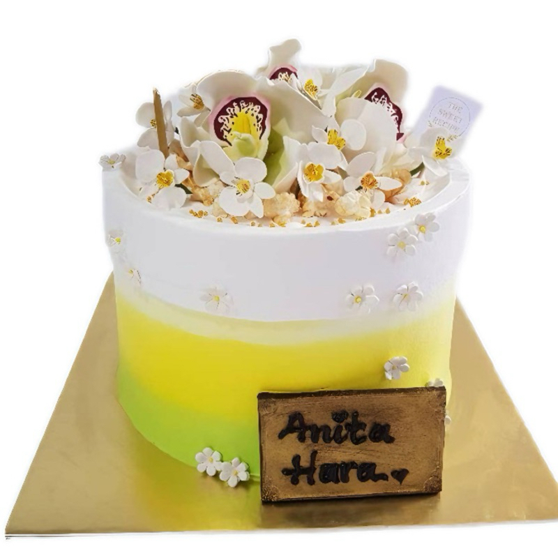 

Cake Orchid Flower Yellow