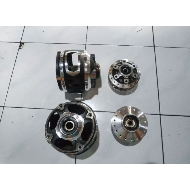 Tromol Depan Belakang Tiger Revo bubut CNC